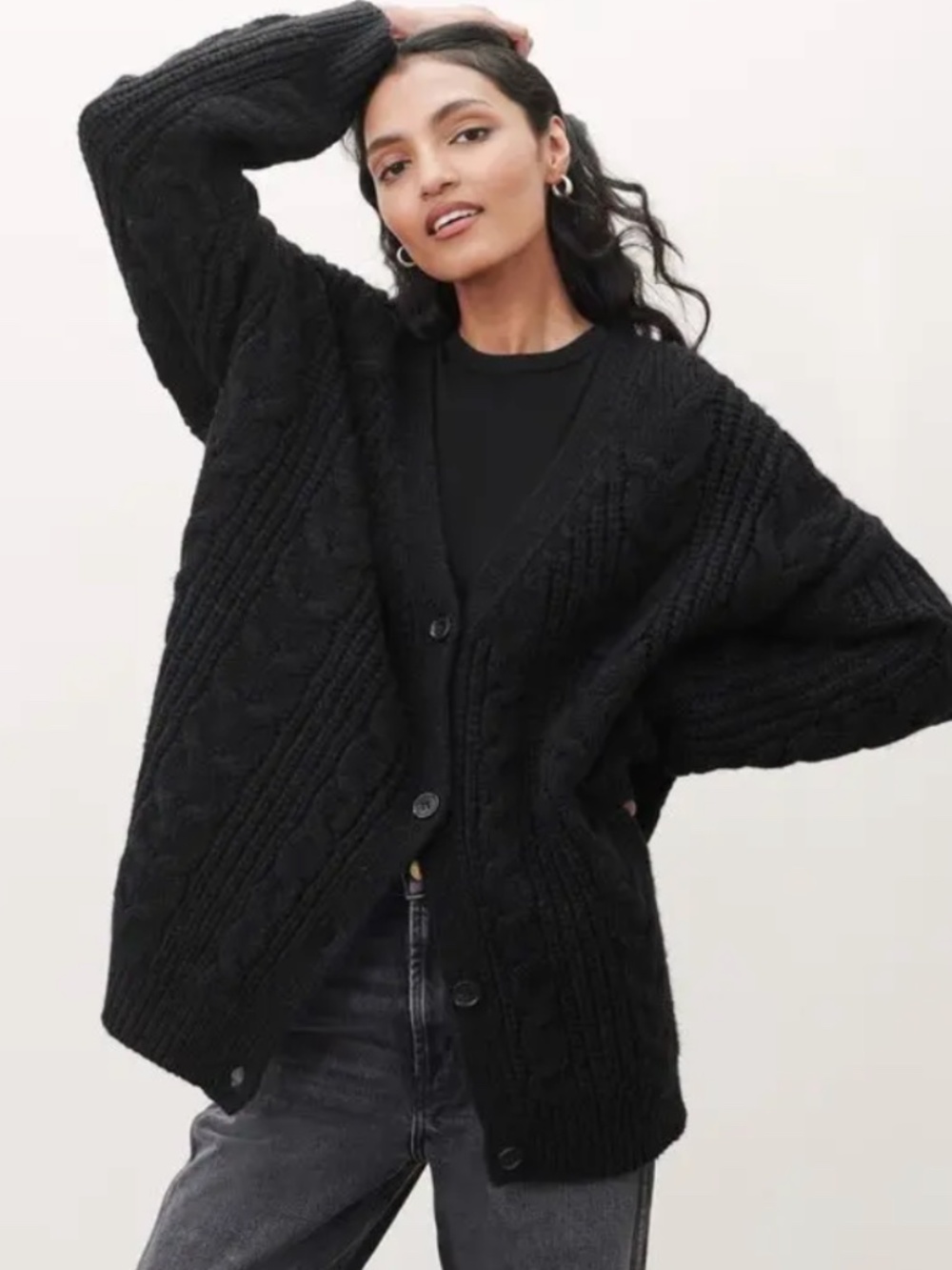 Jenni Kayne Cable Cocoon Cardigan - Small
